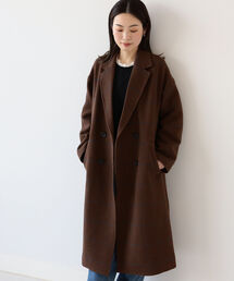 Ray BEAMS | Ray BEAMS / チェック 4ボタン ダブル チェスターコート(チェスターコート)