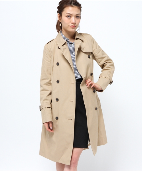 La TOTALITE（ラトータリテ）の「ラ・トレンチコート。（トレンチコート・レディース・ベージュ/ネイビー・38/36/40）」の2枚目の写真