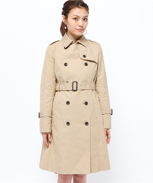La TOTALITE（ラトータリテ）の「ラ・トレンチコート。（トレンチコート・レディース・ベージュ/ネイビー・38/36/40）」の5枚目の写真