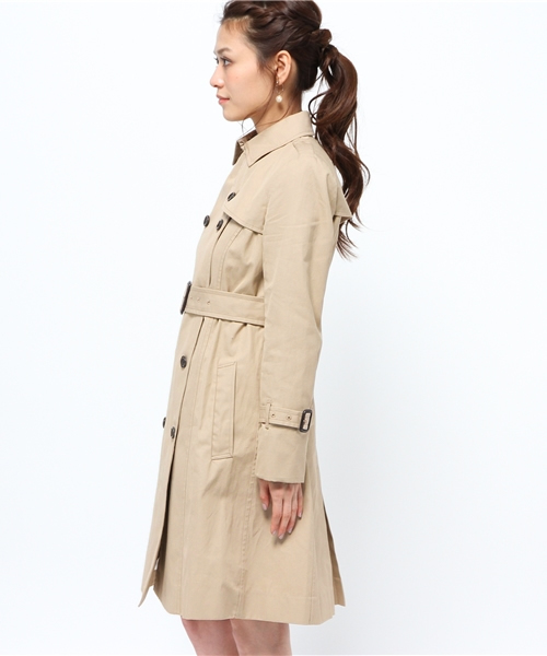 La TOTALITE（ラトータリテ）の「ラ・トレンチコート。（トレンチコート・レディース・ベージュ/ネイビー・38/36/40）」の6枚目の写真