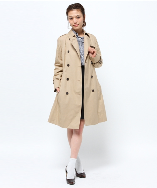 La TOTALITE（ラトータリテ）の「ラ・トレンチコート。（トレンチコート・レディース・ベージュ/ネイビー・38/36/40）」の8枚目の写真