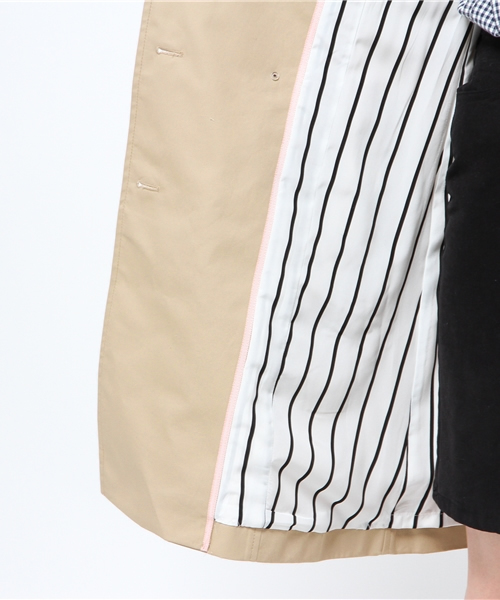 La TOTALITE（ラトータリテ）の「ラ・トレンチコート。（トレンチコート・レディース・ベージュ/ネイビー・38/36/40）」の3枚目の写真