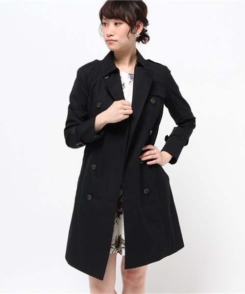 La TOTALITE（ラトータリテ）の「ラ・トレンチコート。（トレンチコート・レディース・ベージュ/ネイビー・38/36/40）」の14枚目の写真