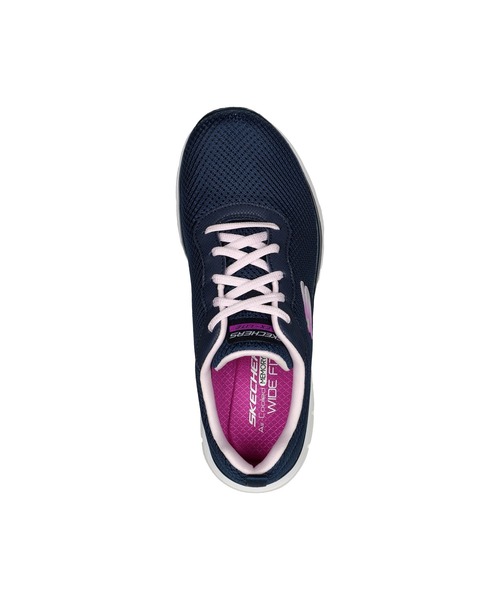 SKECHERS(スケッチャーズ)の「SKECHERS FLEX APPEAL 4.0-BRILLIANT VIEW / スケッチャーズ フレックスアピール4.0 ブリリアントビュー(スニーカー・レディース・ネイビー×ホワイト/ブラック×ホワイト・23cm/23.5cm/24cm/24.5cm/25cm/22.5cm)」の3枚目の写真