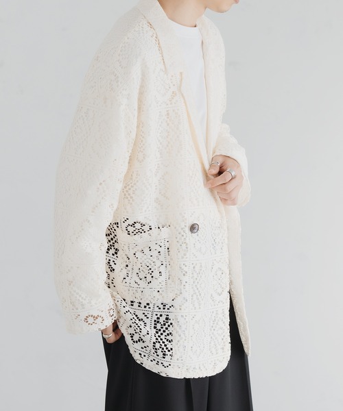 epnok（エプノック）の「ダブルテーラードレースシアージャケット