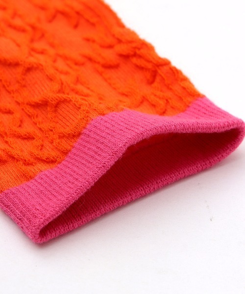 チチカカ（チチカカ）の「ネイティブアランソックス 23-25cm（ソックス/靴下・レディース・ブラック/グリーン/オレンジ・FREE）」の8枚目の写真