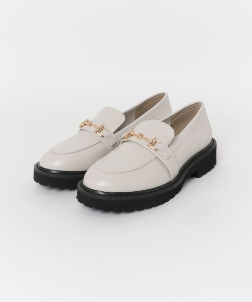 ボリュームソールビットローファー