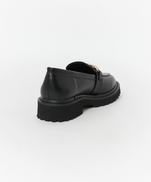 ボリュームソールビットローファー