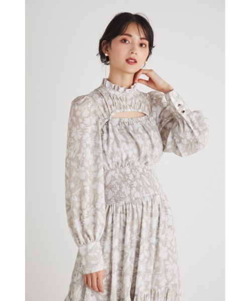 rienda（リエンダ）の「バストカットフレアワンピース（ワンピース