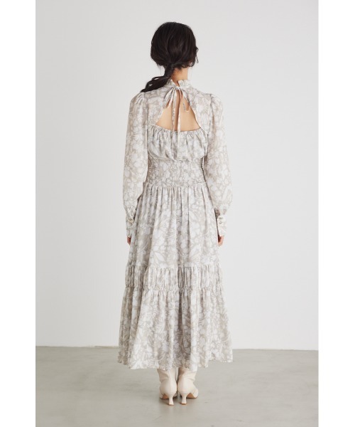 rienda(リエンダ)の「バストカットフレアワンピース(ワンピース・レディース・ブルー系その他/ベージュ系その他/ブラック/ライトグレー・MEDIUM/SMALL)」の17枚目の写真