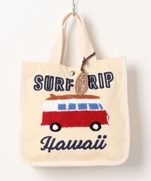 【Kahiko】相良刺繍ハワイアンミニトート