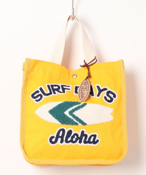 Kahiko（カヒコ）の「【Kahiko】相良刺繍ハワイアンミニトート（トートバッグ・レディース・オレンジ/グリーン/ピンク/ブラウン/ホワイト/ターコイズブルー・FREE）」の6枚目の写真