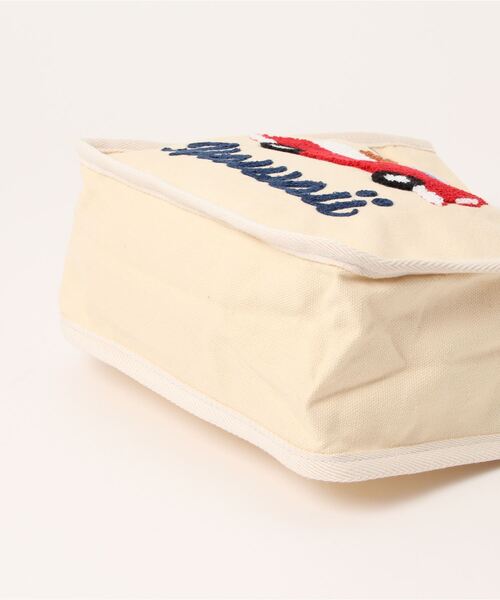 Kahiko（カヒコ）の「【Kahiko】相良刺繍ハワイアンミニトート（トートバッグ・レディース・オレンジ/グリーン/ピンク/ブラウン/ホワイト/ターコイズブルー・FREE）」の7枚目の写真