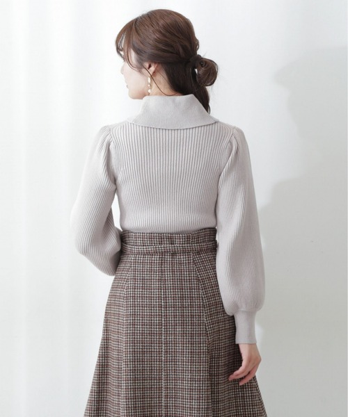PROPORTION BODY DRESSING(プロポーションボディドレッシング)の「【美人百花11月号タイアップ 休井美郷さん着用商品】タートルネックボリュームスリーブニット / 1212270005(ニット/セーター・レディース・ホワイト系その他/ボルドー/ベージュ/ネイビー・SMALL/MEDIUM)」の19枚目の写真