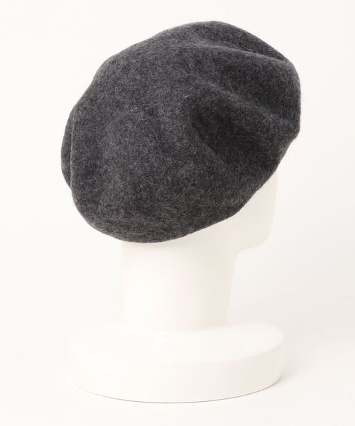 DouDou（ドゥドゥ）の「【WEB限定】バスクベレー（ハンチング/ベレー帽・レディース・ブラック/グレー・FREE）」の6枚目の写真
