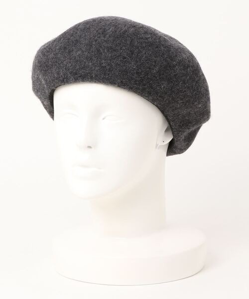 DouDou（ドゥドゥ）の「【WEB限定】バスクベレー（ハンチング/ベレー帽・レディース・ブラック/グレー・FREE）」の5枚目の写真