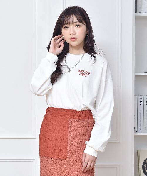 ems excite（エムズエキサイト）の「アソートロゴロンTee（Tシャツ