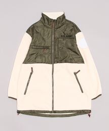 AVIREX | 【直営店限定】QUILT COMBI FLEECE JACKET/ キルトコンビ フリースジャケット(その他アウター)