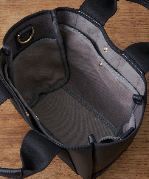 cache cache（カシュ カシュ）の「cache cache 太ショルダー付き2wayトートバッグ S（トートバッグ・レディース・アイボリー/グレー/ブラック・フリー）」の7枚目の写真