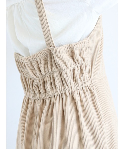 ehka sopo(エヘカソポ)の「コーデュロイマーメイドジャンスカ(ワンピース・レディース・ブラウン/グリーン/ベージュ・フリ-)」の18枚目の写真