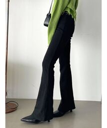 EMODA | リブフレアダブルボタンパンツ(その他パンツ)