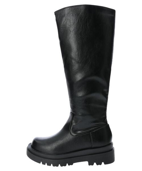 Green　Parks（グリーンパークス）の「・minia ロングブーツ（ブーツ・レディース・ブラック・L/M/LL/S）」の12枚目の写真