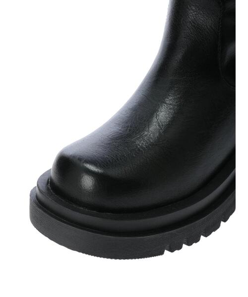 Green　Parks（グリーンパークス）の「・minia ロングブーツ（ブーツ・レディース・ブラック・L/M/LL/S）」の8枚目の写真