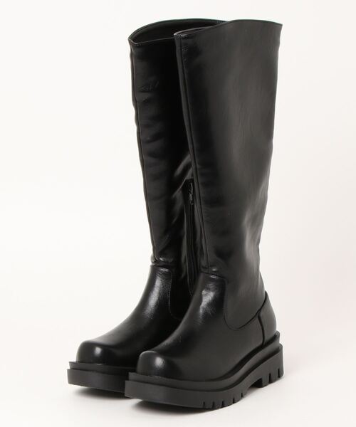 Green　Parks（グリーンパークス）の「・minia ロングブーツ（ブーツ・レディース・ブラック・L/M/LL/S）」の6枚目の写真