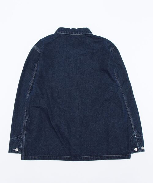 United Athle(ユナイテッドアスレ)の「【 UNITED ATHLE / ユナイテッドアスレ 】 オンス デニム ルーズ フィット カバーオール ジャケット ( サイズ展開 M / L / XL )(デニムジャケット・レディース・インディゴブルー・M/L/XL)」の17枚目の写真