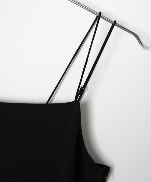 WEGO(ウィゴー)の「WEGO/スリット入りキャミワンピ(ワンピース・レディース・ブラック・FREE)」の12枚目の写真