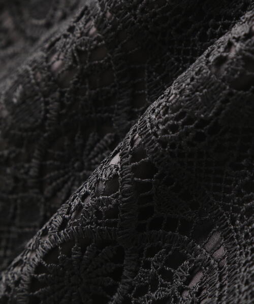 N.（N. Natural Beauty Basic）（エヌエヌナチュラルビューティーベーシック）の「◆スカラレースタイトスカート（スカート・レディース・ホワイト/ブラック/グリーン・MEDIUM）」の21枚目の写真