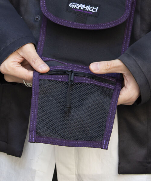 Gramicci(グラミチ)の「【GRAMICCI/グラミチ】CORDURA コーデュラ ネックポーチ サコッシュ ミニバッグ(ショルダーバッグ・メンズ・オリーブ/ブラック/ベージュ・FREE)」の17枚目の写真