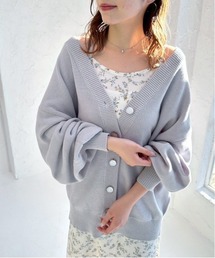 OLIVE des OLIVE | ダブルフロントゆったりカーディガン(カーディガン/ボレロ)