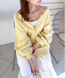 OLIVE des OLIVE | ダブルフロントゆったりカーディガン(カーディガン/ボレロ)