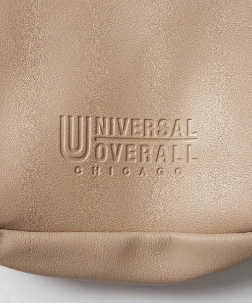 UNIVERSAL OVERALL(ユニバーサルオーバーオール)の「【UNIVERSAL OVERALL】EMBOSS LOGO SEIL SHOULDER / エンボスロゴ ショルダーバッグ(ショルダーバッグ・レディース・ブラック/ブラウン/ベージュ/ミント・FREE)」の5枚目の写真