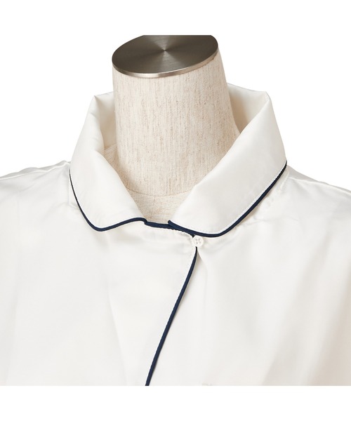 Francfranc（フランフラン）の「ロゴ刺繍 半袖短パンパジャマ ホワイト（ルームウェア/パジャマ・レディース・ホワイト・FREE）」の7枚目の写真