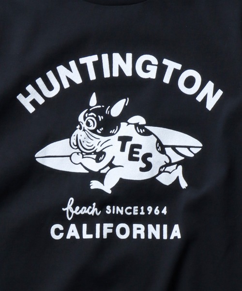 The Endless Summer(エンドレスサマー)の「TES RUNNING BUHI FLOCKY T-SHIRT / Tシャツ(Tシャツ/カットソー・メンズ・グリーン/ブラック/ブルー/ピンク/ホワイト/イエロー・LARGE/X-LARGE/SMALL/MEDIUM)」の7枚目の写真