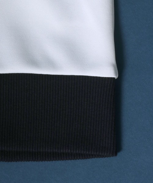 ANPAS（アンパス）の「ANPAS Oversized Side Line Half Zip Pullover/ANPAS 別注 オーバーサイズ サイドライン ハーフジップ プルオーバー トラックジャケット ジャージ（ジャージ・メンズ・ベージュ/ワイン/サックスブルー/ブラック/ホワイト・L/M）」の13枚目の写真