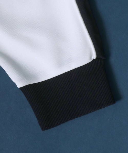 ANPAS（アンパス）の「ANPAS Oversized Side Line Half Zip Pullover/ANPAS 別注 オーバーサイズ サイドライン ハーフジップ プルオーバー トラックジャケット ジャージ（ジャージ・メンズ・ベージュ/ワイン/サックスブルー/ブラック/ホワイト・L/M）」の8枚目の写真