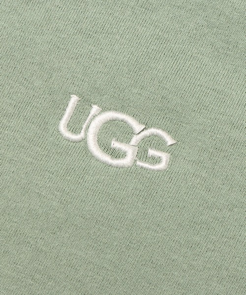 UGG（アグ）の「UGG@mos ロゴ刺繍 チビT / アグ ロゴシシュウ チビティ（Tシャツ/カットソー・レディース・ホワイト/ブラック/ベージュ/ミント・M/L）」の16枚目の写真