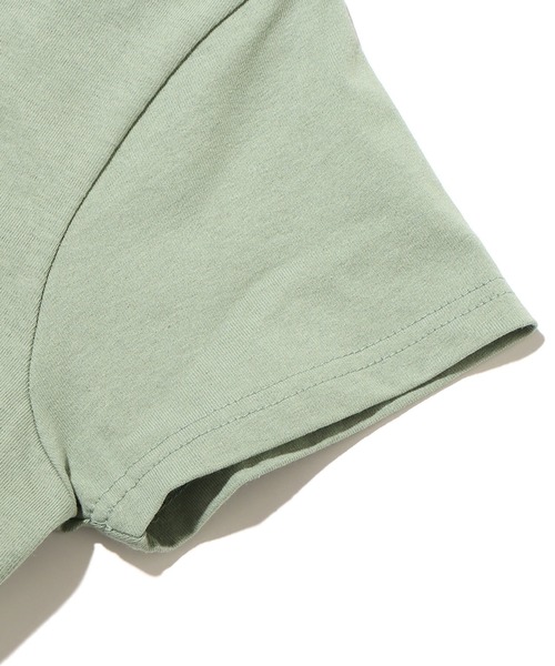 UGG（アグ）の「UGG@mos ロゴ刺繍 チビT / アグ ロゴシシュウ チビティ（Tシャツ/カットソー・レディース・ホワイト/ブラック/ベージュ/ミント・M/L）」の22枚目の写真