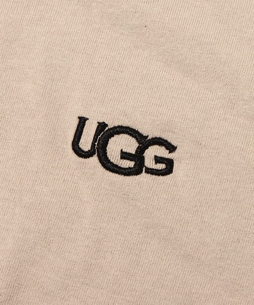 UGG（アグ）の「UGG@mos ロゴ刺繍 チビT / アグ ロゴシシュウ チビティ（Tシャツ/カットソー・レディース・ホワイト/ブラック/ベージュ/ミント・M/L）」の9枚目の写真