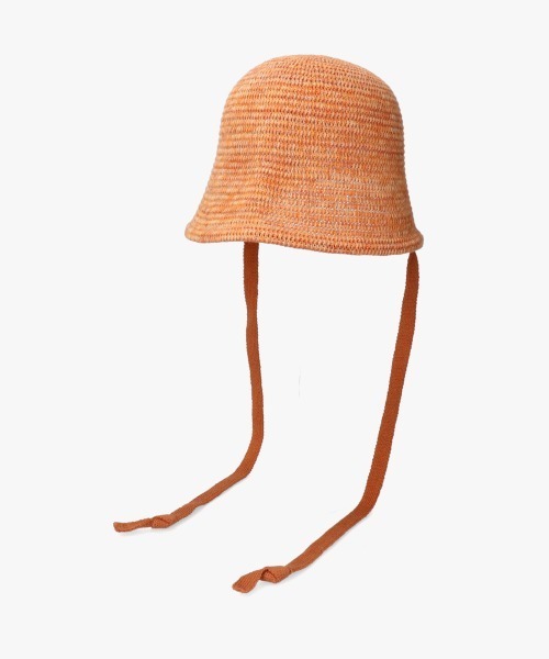 OVERRIDE（オーバーライド）の「OVERRIDE  COTTON THERMO BONNET / オーバーライド（ハット・レディース・ブラック/グリーン/オレンジ/パープル/ホワイト/ブラウン/ブルー・58cm）」の9枚目の写真