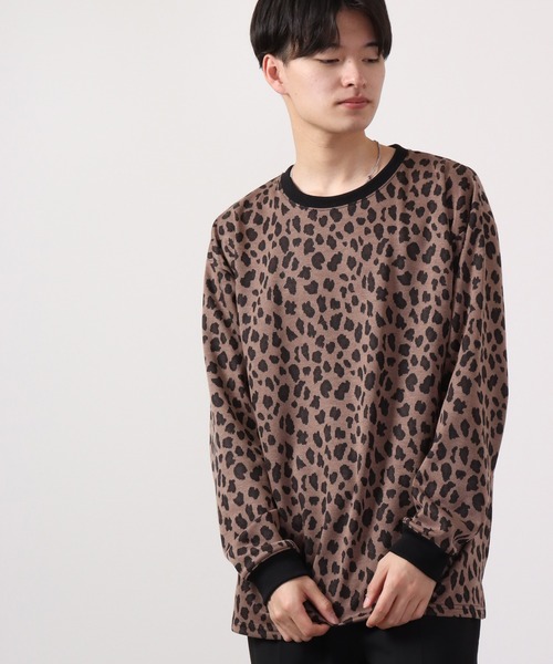 MMMM(エムエムエムエム)の「MMMM 総柄ジャガードクルーネック(Tシャツ/カットソー・メンズ・ベージュ×ブラック/グレー系その他/ブラック×ホワイト/ブラック系その他/グリーン系その他・M/L)」の5枚目の写真