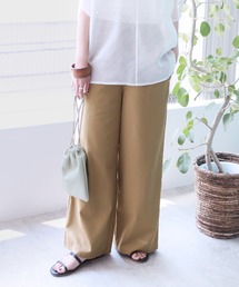 リネンワイドパンツ