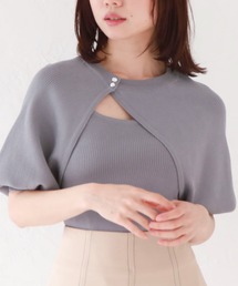 archives（アルシーヴ）の「アシメニットボレロアンサンブル（ニット/セーター）」