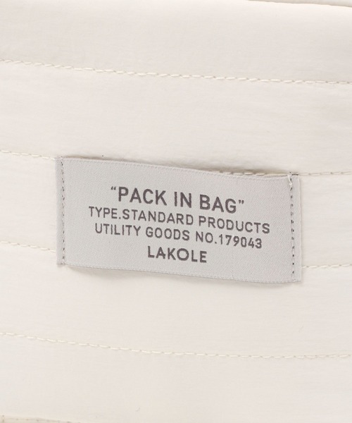 LAKOLE(ラコレ)の「キルティングスクエアポーチ(S) / 178266(ポーチ・レディース・グレー/ブラック/ホワイト/ベージュ・FREE)」の14枚目の写真