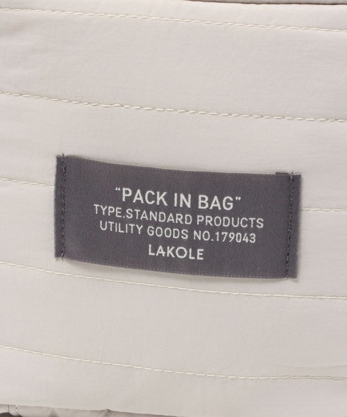 LAKOLE(ラコレ)の「キルティングスクエアポーチ(S) / 178266(ポーチ・レディース・グレー/ブラック/ホワイト/ベージュ・FREE)」の16枚目の写真