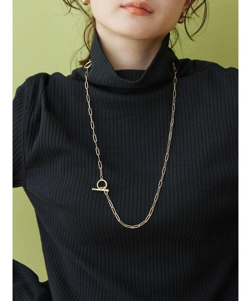 AMERICAN HOLIC（アメリカンホリック）の「【WEB限定】3WAYロングチェーンマンテルネックレス（ネックレス・レディース・シルバー/ゴールド・FREE）」の2枚目の写真