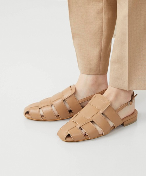 かかとストラップグルカサンダル